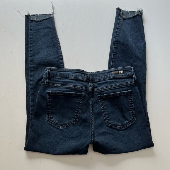 KUT From The Kloth Donna Curved Hem Ankle Skinny Jeans - Picture 6 of 8